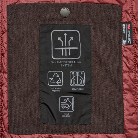 Cotton jacket GRAISY WOMAN Chocolate plum - image number 7 | GEOX