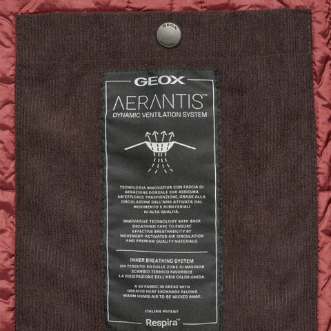 Cotton jacket GRAISY WOMAN Chocolate plum - image number 8 | GEOX