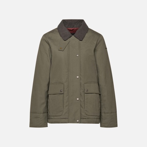 Cotton jacket GRAISY WOMAN Grape leaf - image number 6 | GEOX