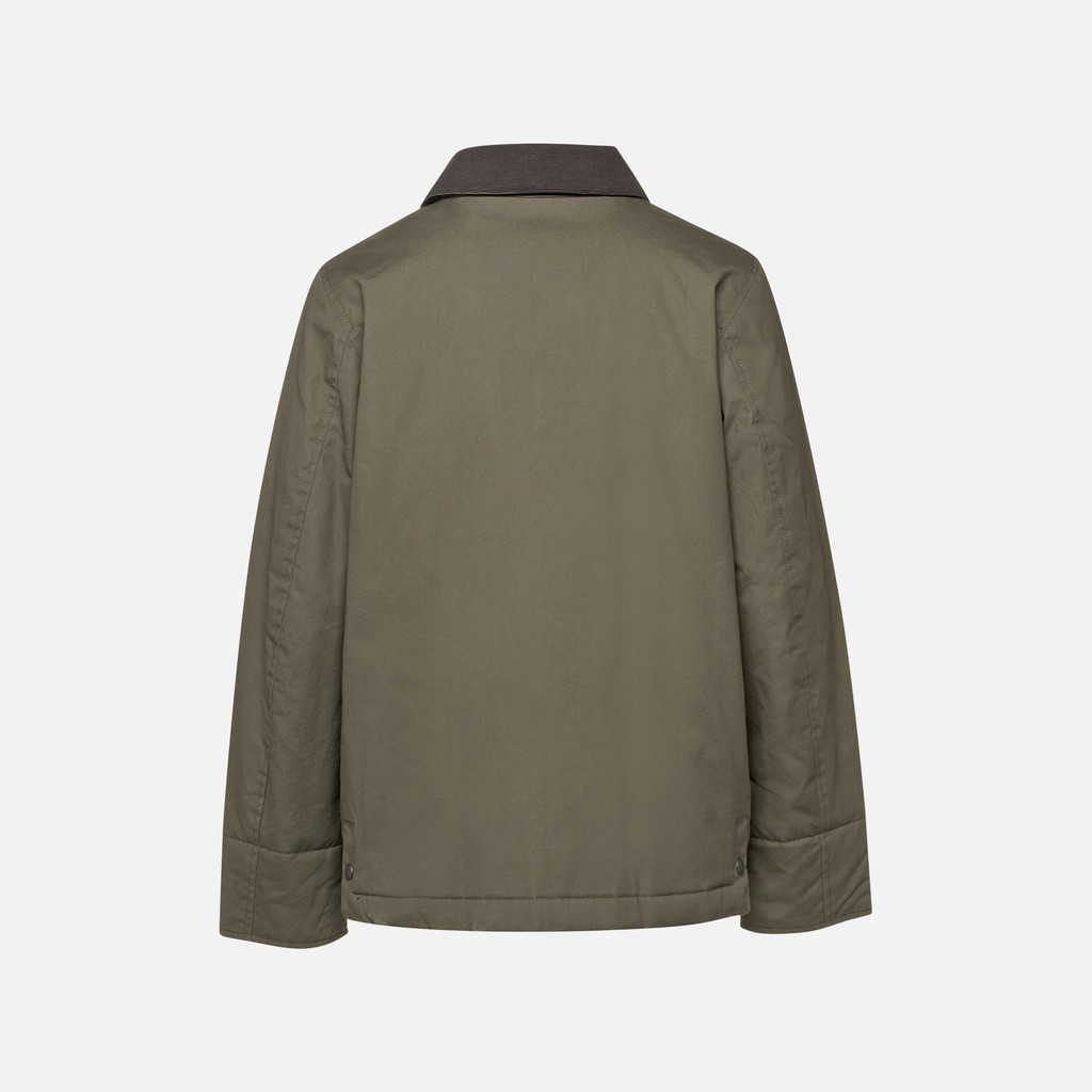Cotton jacket GRAISY WOMAN Grape leaf - image number 8 | GEOX