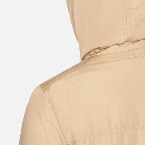 Long parka DORALEA WOMAN Nougat/Moonbeam - image number 8 | GEOX
