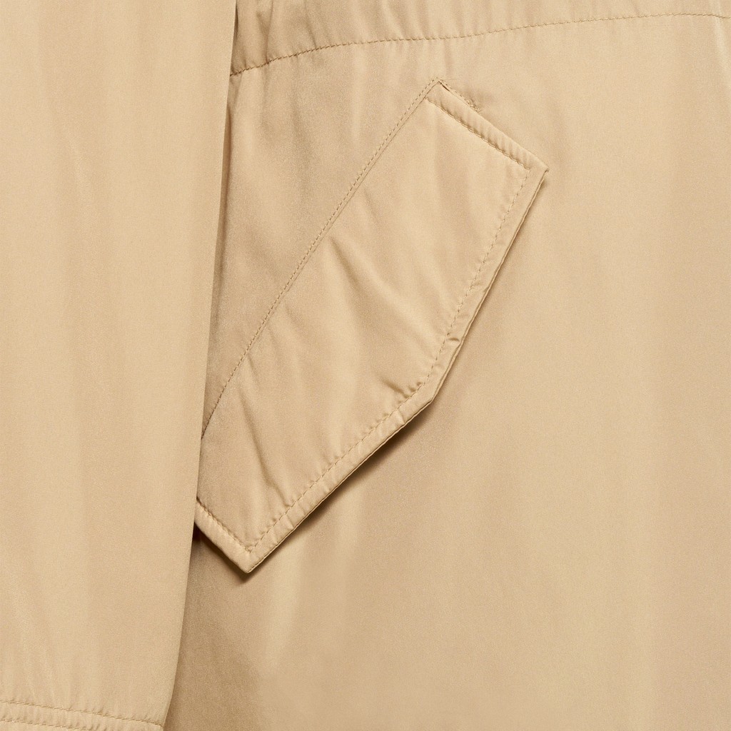 Long parka DORALEA WOMAN Nougat/Moonbeam - image number 9 | GEOX