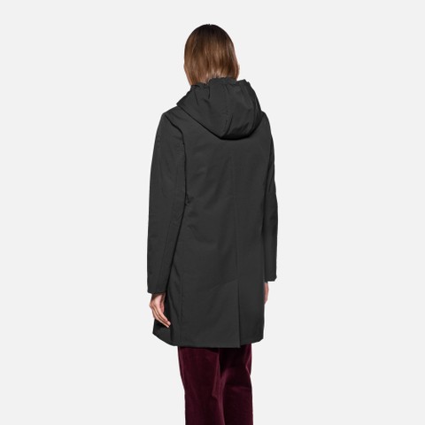 Langer Parka SPHERICA DAME Schwarz - image number 2 | GEOX