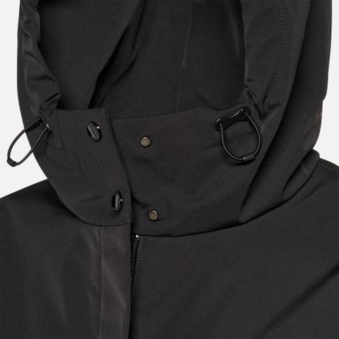 Langer Parka SPHERICA DAME Schwarz - image number 9 | GEOX