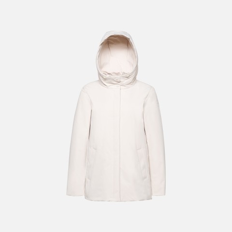 Quilted parka SPHERICA WOMAN Moonbeam - image number 5 | GEOX