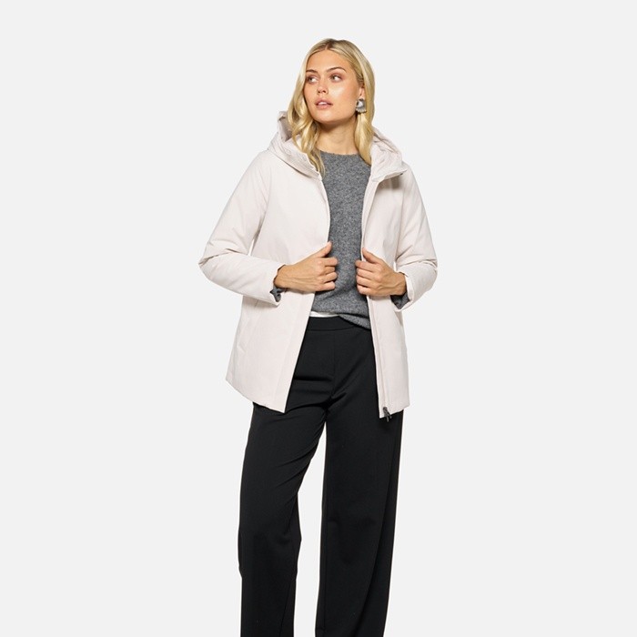 Quilted parka SPHERICA WOMAN Moonbeam | GEOX