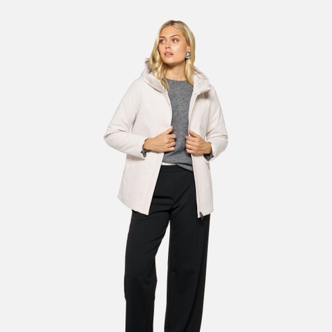 Quilted parka SPHERICA WOMAN Moonbeam | GEOX