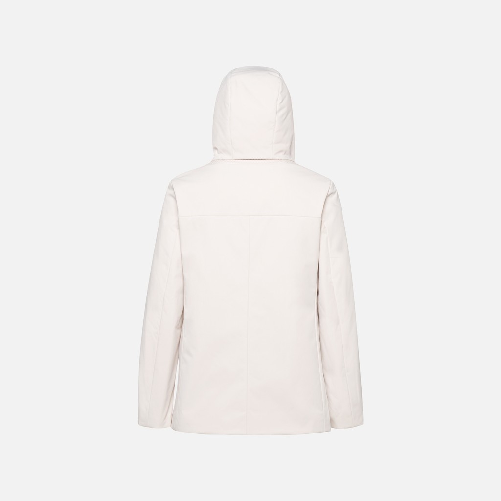 Quilted parka SPHERICA WOMAN Moonbeam - image number 7 | GEOX