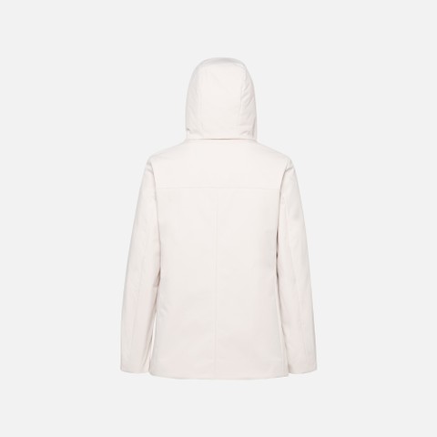 Quilted parka SPHERICA WOMAN Moonbeam - image number 7 | GEOX