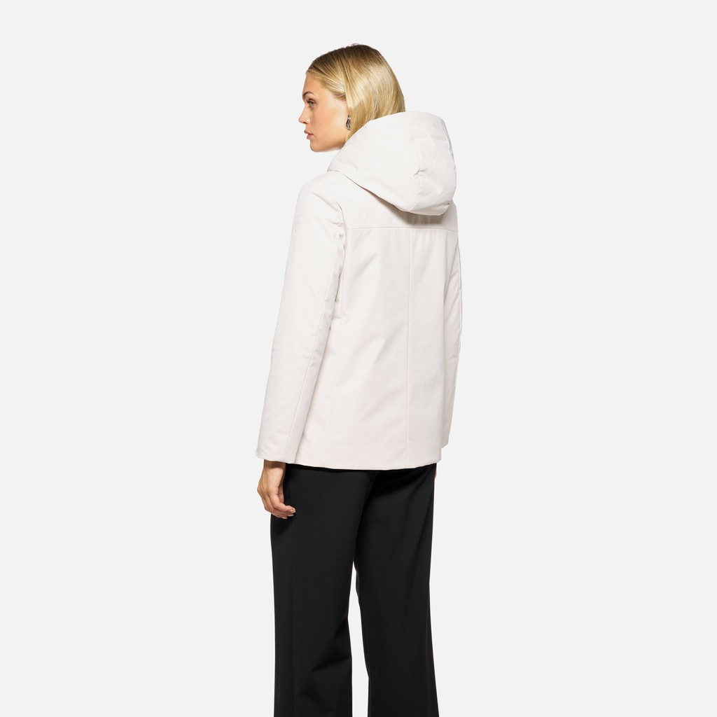 Quilted parka SPHERICA WOMAN Moonbeam - image number 2 | GEOX