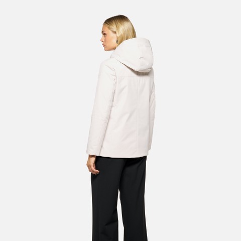 Quilted parka SPHERICA WOMAN Moonbeam - image number 2 | GEOX