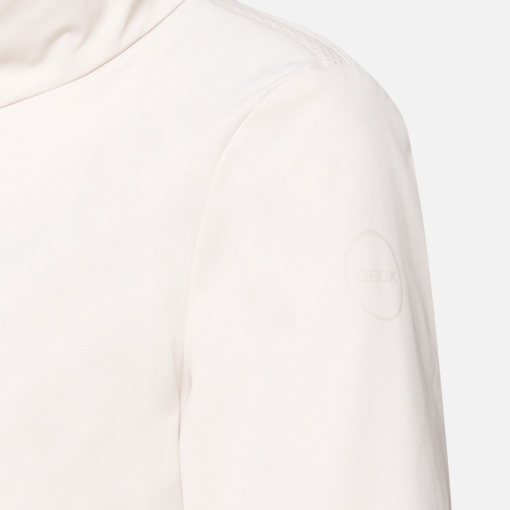 Quilted parka SPHERICA WOMAN Moonbeam - image number 9 | GEOX