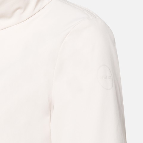 Quilted parka SPHERICA WOMAN Moonbeam - image number 9 | GEOX
