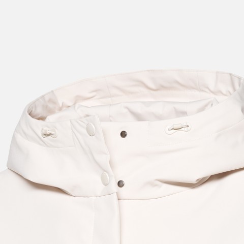 Quilted parka SPHERICA WOMAN Moonbeam - image number 4 | GEOX