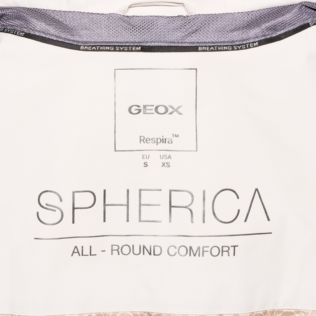 Quilted parka SPHERICA WOMAN Moonbeam - image number 10 | GEOX