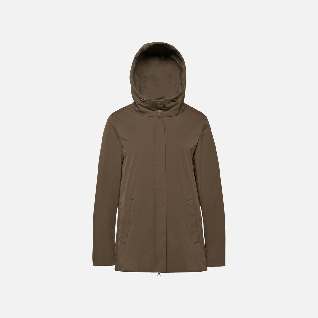 Quilted parka SPHERICA WOMAN Delicioso - image number 5 | GEOX