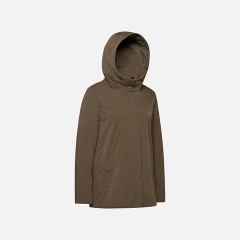 Quilted parka SPHERICA WOMAN Delicioso - image number 6 | GEOX