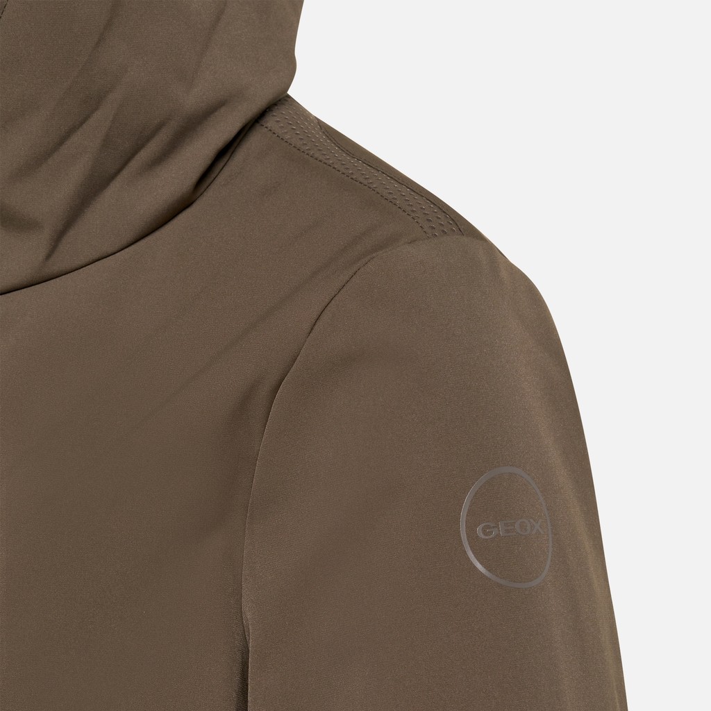 Quilted parka SPHERICA WOMAN Delicioso - image number 10 | GEOX