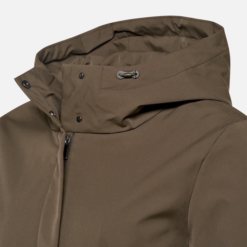 Quilted parka SPHERICA WOMAN Delicioso - image number 11 | GEOX