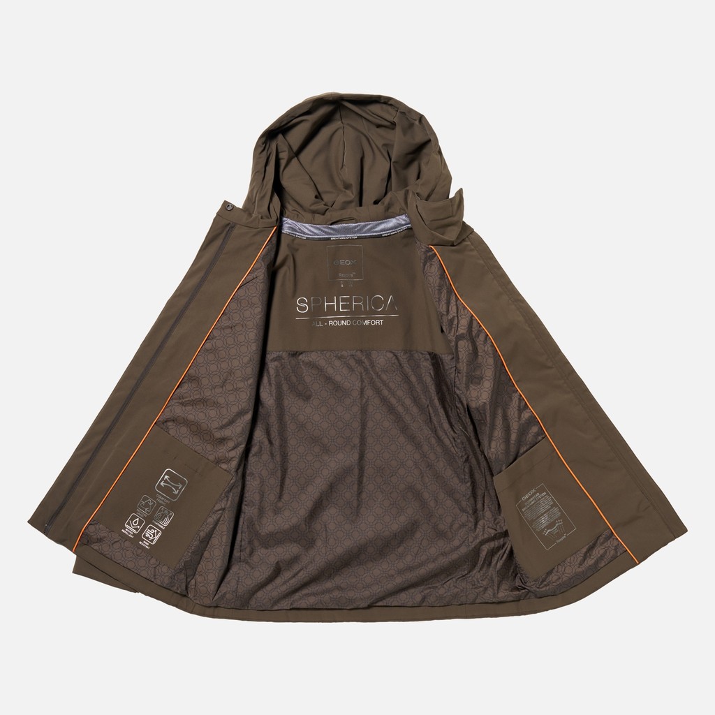 Quilted parka SPHERICA WOMAN Delicioso - image number 12 | GEOX