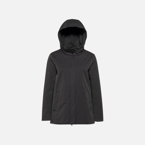 Quilted parka SPHERICA WOMAN Black - image number 5 | GEOX