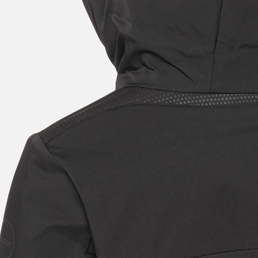 Quilted parka SPHERICA WOMAN Black - image number 8 | GEOX