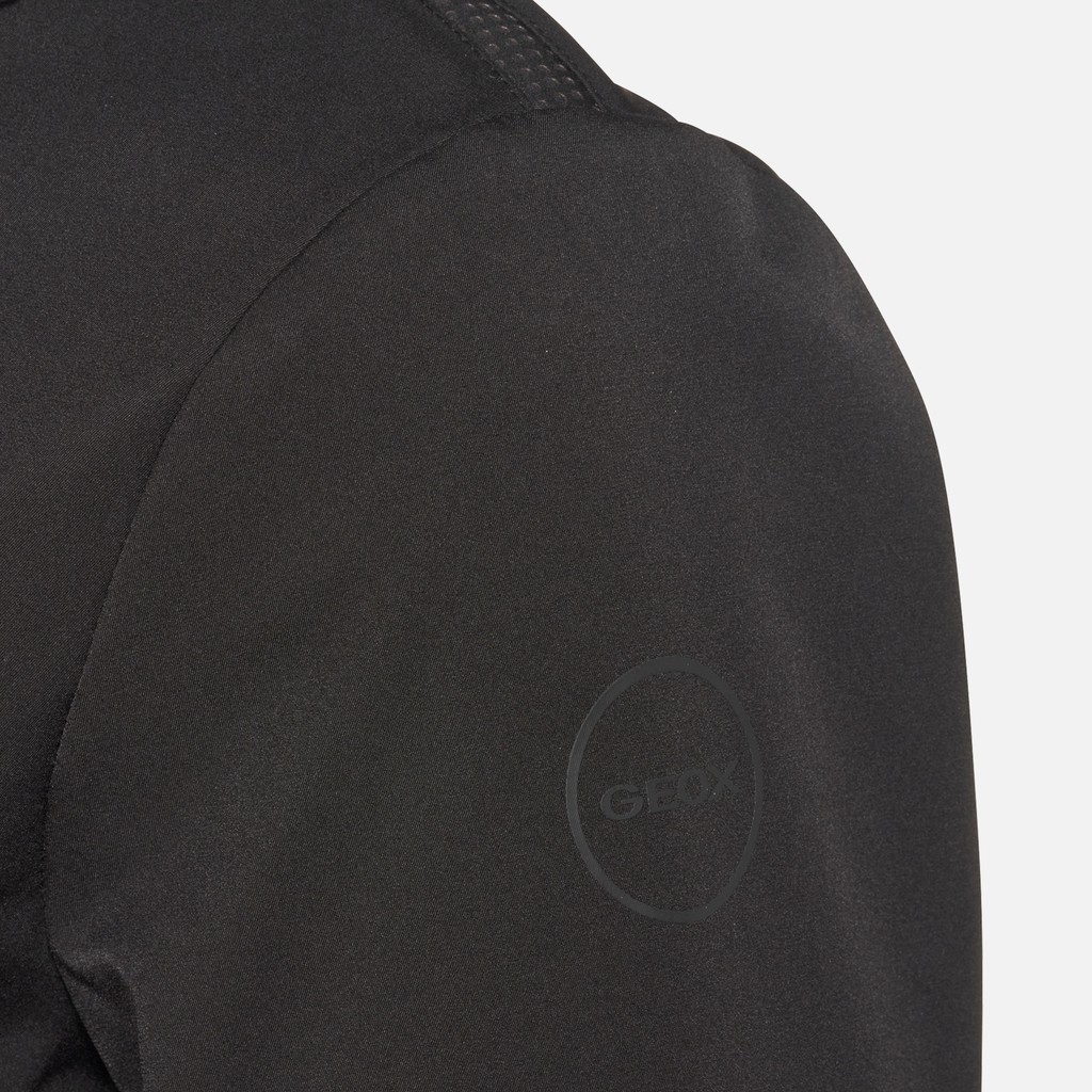 Quilted parka SPHERICA WOMAN Black - image number 9 | GEOX