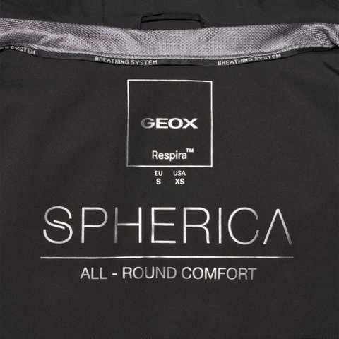 Quilted parka SPHERICA WOMAN Black - image number 10 | GEOX