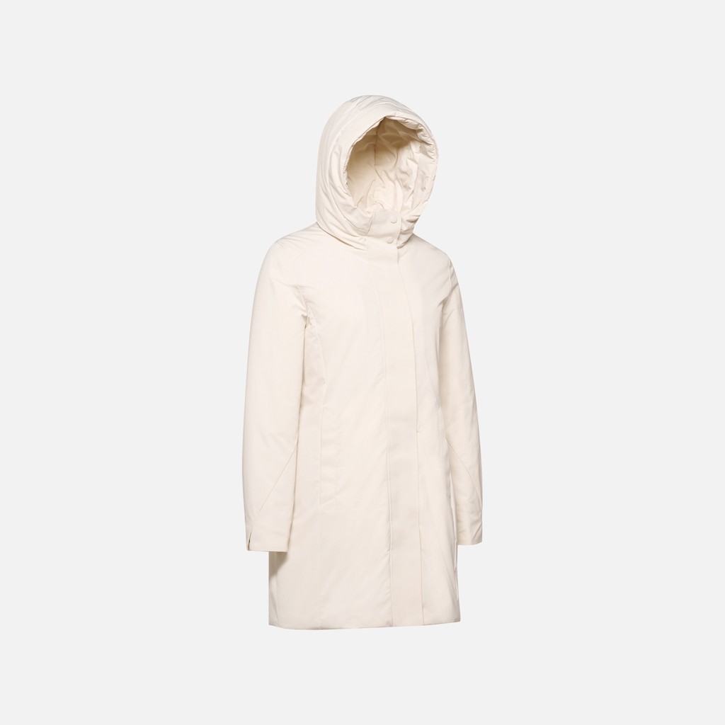 Long parka SPHERICA WOMAN Moonbeam - image number 6 | GEOX