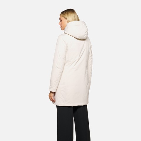 Long parka SPHERICA WOMAN Moonbeam - image number 2 | GEOX