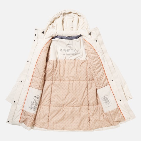 Long parka SPHERICA WOMAN Moonbeam - image number 12 | GEOX