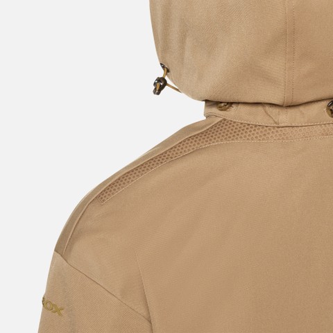 Long parka MANTINEA WOMAN Hazelnut Brown - image number 9 | GEOX