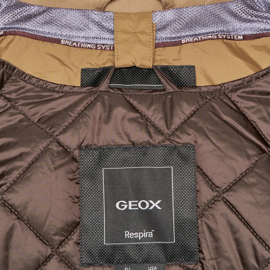 Long parka MANTINEA WOMAN Hazelnut Brown - image number 10 | GEOX