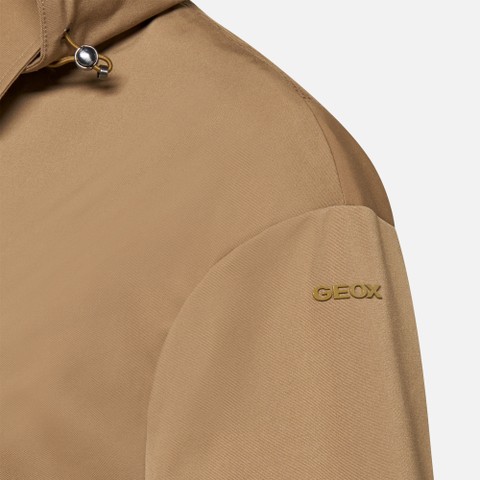 Long parka MANTINEA WOMAN Hazelnut Brown - image number 11 | GEOX