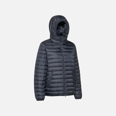 Short down jacket MYLUSE WOMAN Sky captain - image number 6 | GEOX