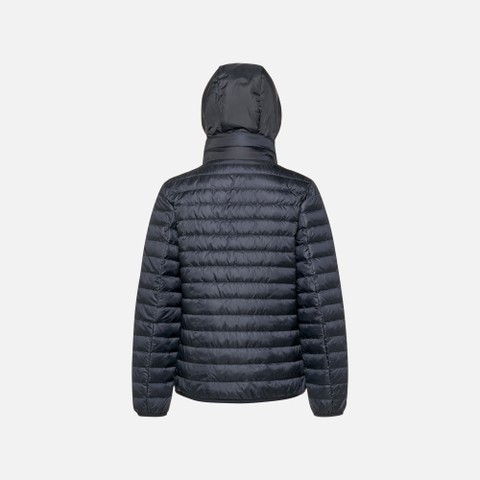 Short down jacket MYLUSE WOMAN Sky captain - image number 7 | GEOX