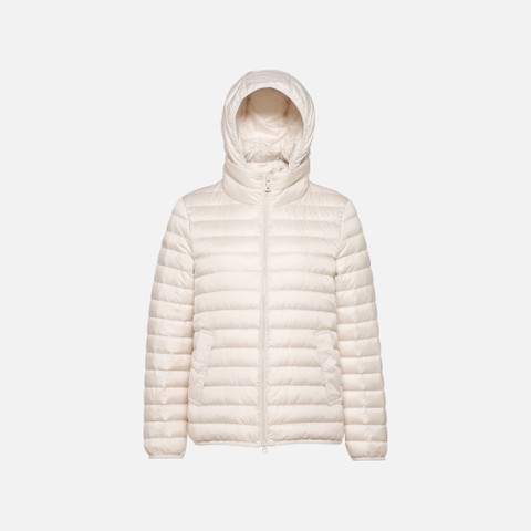 Short down jacket MYLUSE WOMAN Moonbeam - image number 5 | GEOX
