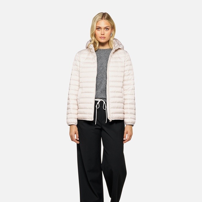 Short down jacket MYLUSE WOMAN Moonbeam | GEOX