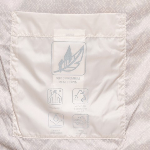 Short down jacket MYLUSE WOMAN Moonbeam - image number 4 | GEOX