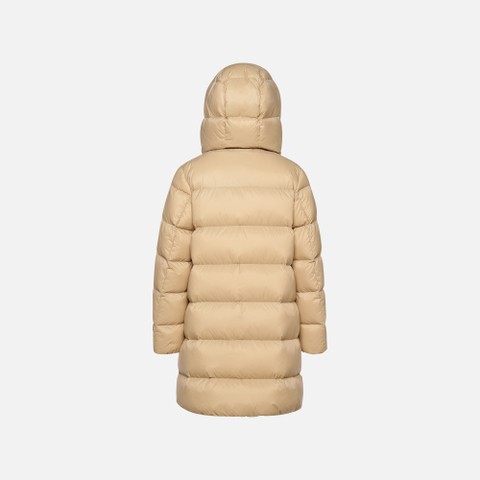 Full-length quilted coat EMMELENY WOMAN Nougat - image number 7 | GEOX