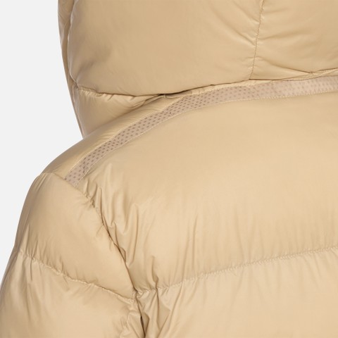 Full-length quilted coat EMMELENY WOMAN Nougat - image number 8 | GEOX