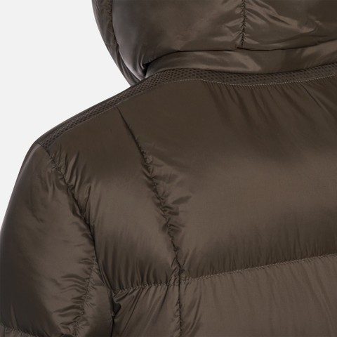 Full-length quilted coat ARLARA WOMAN Delicioso - image number 7 | GEOX