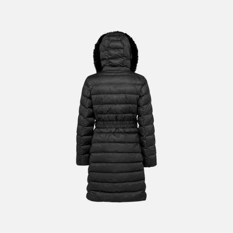 Lang donsjack CATRIA DAMES Zwart - image number 3 | GEOX