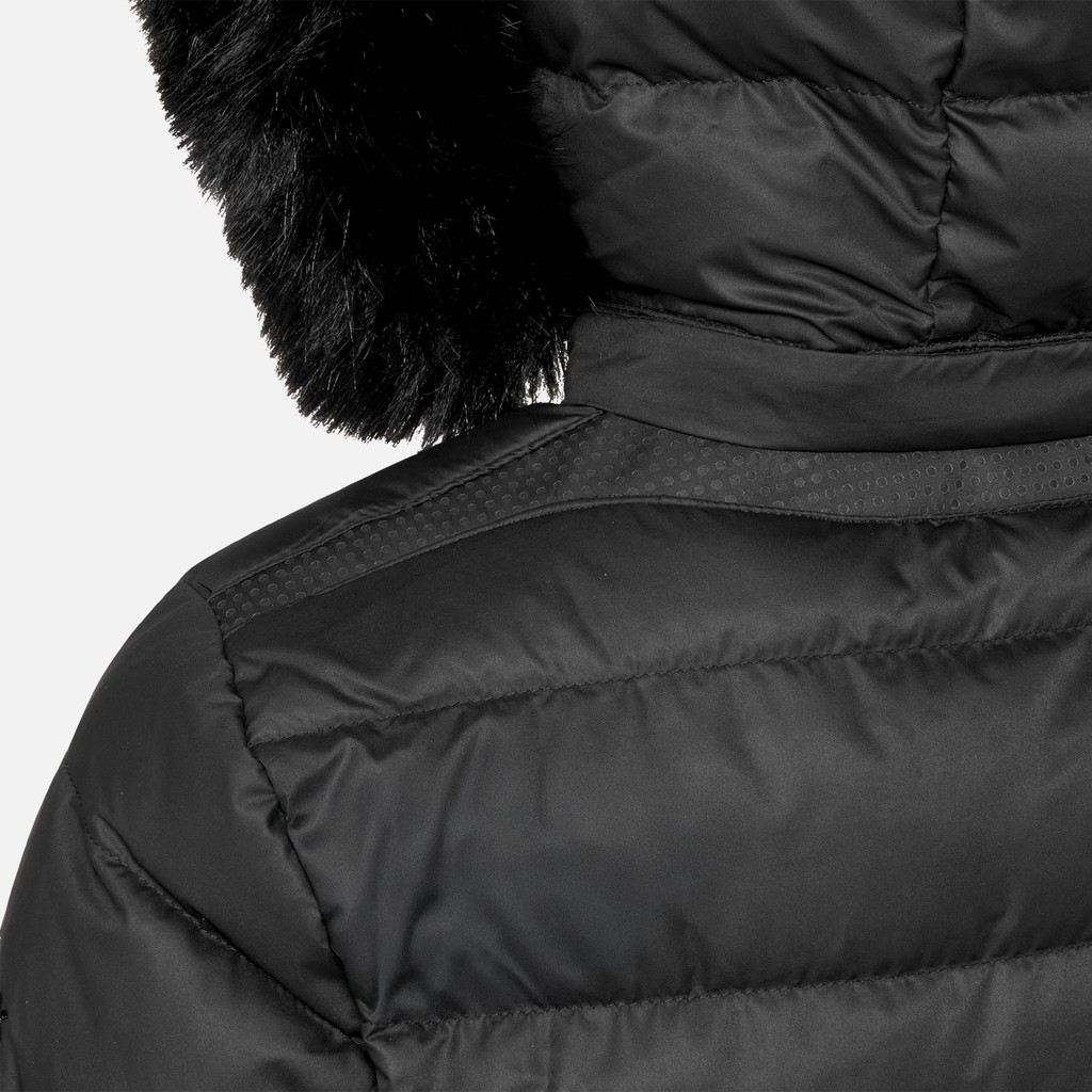 Lang donsjack CATRIA DAMES Zwart - image number 4 | GEOX