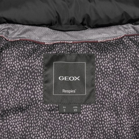 Full-length quilted coat BETTANIE WOMAN Black - image number 4 | GEOX