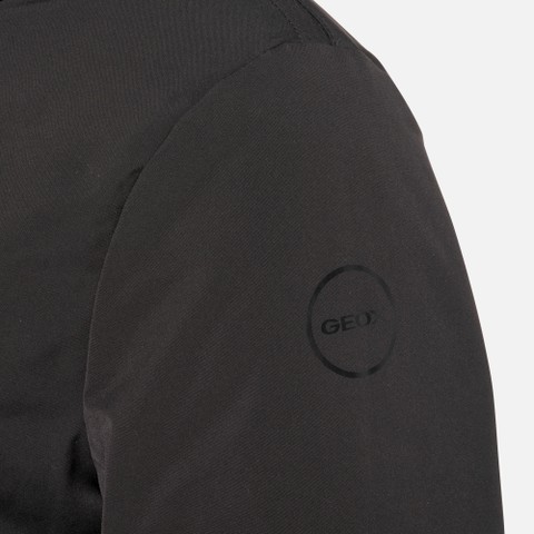 Parka long SPHERICA FEMME Noir/Noir - image number 9 | GEOX
