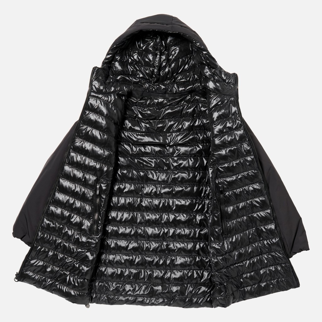 Parka long SPHERICA FEMME Noir/Noir - image number 11 | GEOX
