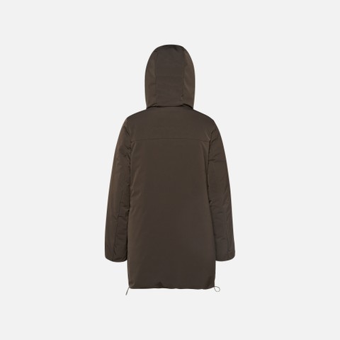 Parka long SPHERICA FEMME Marron fonc&eacute;/Marron fonc&eacute; - image number 6 | GEOX