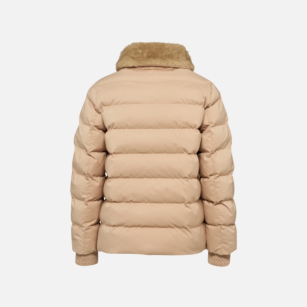 Veste matelass&eacute;e VILDE FEMME Beige - image number 3 | GEOX