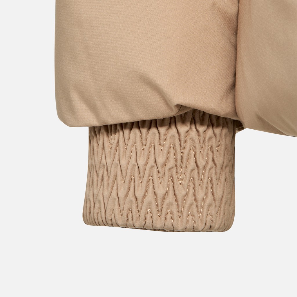 Veste matelass&eacute;e VILDE FEMME Beige - image number 5 | GEOX